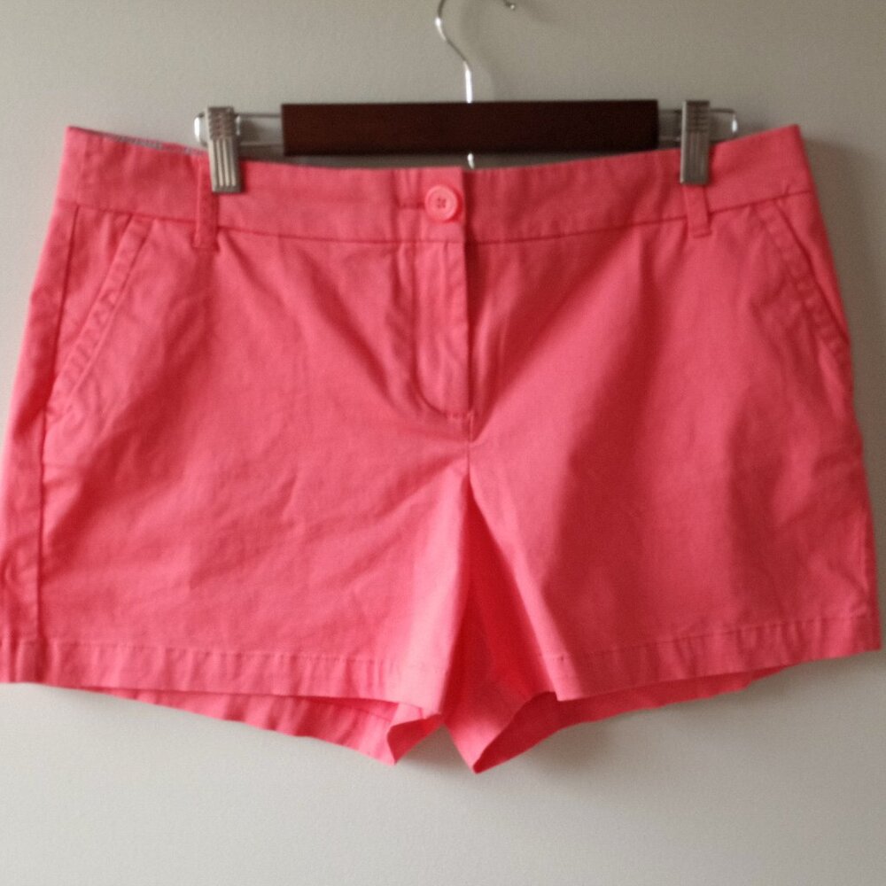 'Crown & ivy' Petites Coral Orange Short Size 14P NWOT